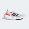ADIDAS Men's Ultraboost Light Running Shoe - Ftwr White/Core Black/Solar Red - Regular (D)