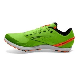 BROOKS Unisex Draft XC Spike - Green Grecko/Red Orange/White- Regular (D) -Shoe Sale Shop 100039 308 M Draft XC