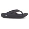 OOfos Unisex OOriginal Sandal - Black- Regular (D) -Shoe Sale Shop 1000BLK shot1 932x680 6cfe932e e561 4f0c 9fb2 ed6a77c7e2cc