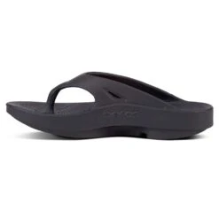 OOfos Unisex OOriginal Sandal - Black- Regular (D) -Shoe Sale Shop 1000BLK shot4 932x680 d8686cd2 6628 4c0f 8698 93c9182c8631