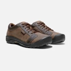 Keen Men's Austin Casual Shoes - Chocolate Brown- Regular (D) -Shoe Sale Shop 1007722 PLA PDP