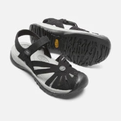 Women's Keen Rose Sandal - Black/Neutral Gray - Regular (B) -Shoe Sale Shop 1008783 top2