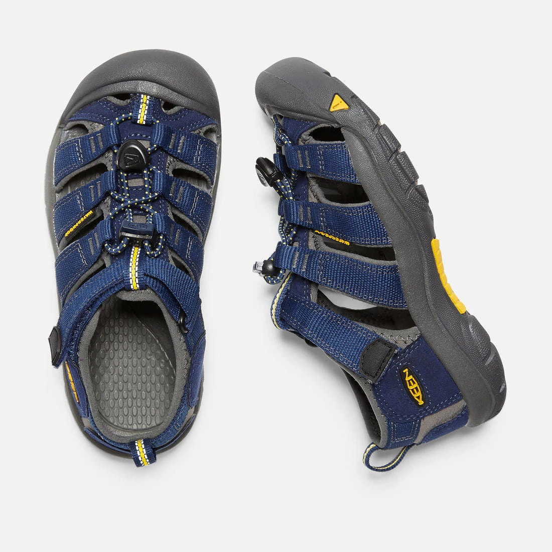 Keen Big Kids' Newport H2 Sandal - Blue Depths/Gargoyle 4 Keen Big Kids' Newport H2 Sandal - Blue Depths/Gargoyle - Image 2
