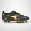 Diadora Men's Brasil #9 Italy LT+MDPU Soccer Shoe - Black/Gold -Shoe Sale Shop 101.178784 C0893 00 HR