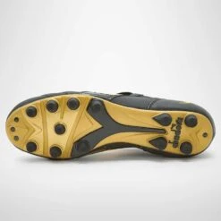 Diadora Men's Brasil #9 Italy LT+MDPU Soccer Shoe - Black/Gold -Shoe Sale Shop 101.178784 C0893 40 HR