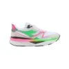 Diadora Women's Atomo V7000 Running Shoe - White/Green Fluo/Pink Fluo -Shoe Sale Shop 101.179068 D0250 00 HR