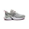 Diadora Women's Mythos Blushield Vigore 2 Running Shoe - Silver Dd/Blk/Rubine Red - Regular (B) -Shoe Sale Shop 101.179072 D0500 00 HR