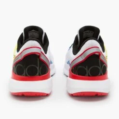 Diadora Men's Mythos Blushield Volo 3 Running Shoe- White/Black/Yellow Fluo - Regular (D) -Shoe Sale Shop 101.179090 C0008 20 HR