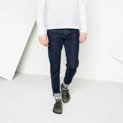 Birkenstock Women's Boston SFB Oiled Leather - Iron - Regular -Shoe Sale Shop 1013255 f look m