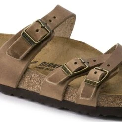 Birkenstock Women's Franca Cork Tobacco Brown Oiled Leather- Regular/Wide -Shoe Sale Shop 1015930 detail 1