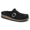 Birkenstock Women's Buckley Suede - Black- Medium/Narrow -Shoe Sale Shop 1017826 1
