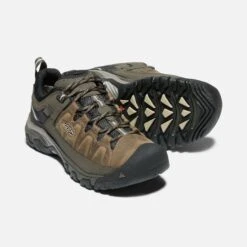 Keen Men's Targhee III Waterproof Hiking Shoe - Bungee Cord/Black - Wide (2E) -Shoe Sale Shop 1018597 PPS PDP