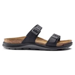Birkenstock Women's Sierra Oiled Leather Sandal - Black - Regular/Wide 16 Birkenstock Women's Sierra Oiled Leather Sandal - Black - Regular/Wide -Shoe Sale Shop 1018704 side