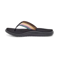 Teva Women's Voya Flip Sandal - Antiguous Black Multi- Regular (B) -Shoe Sale Shop 1019040 ABML 3