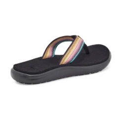 Teva Women's Voya Flip Sandal - Antiguous Black Multi- Regular (B) -Shoe Sale Shop 1019040 ABML 4