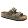 Birkenstock Arizona Soft Footbed Faded Khaki Oiled Nubuck Leather- Regular/Wide -Shoe Sale Shop 1019313
