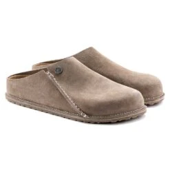 Birkenstock Women's Zermatt Suede Slipper - Gray Taupe - Medium/Narrow 12 Birkenstock Women's Zermatt Suede Slipper - Gray Taupe - Medium/Narrow -Shoe Sale Shop 1021318 pair