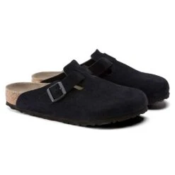 Birkenstock Women's Boston Soft Footbed - Midnight - Regular 8 Birkenstock Women's Boston Soft Footbed - Midnight - Regular -Shoe Sale Shop 1023865 pair