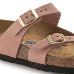 Birkenstock Women's Mayari NuBuck Soft Footbed - Old Rose- Regular/Wide -Shoe Sale Shop 1023964 detail 1