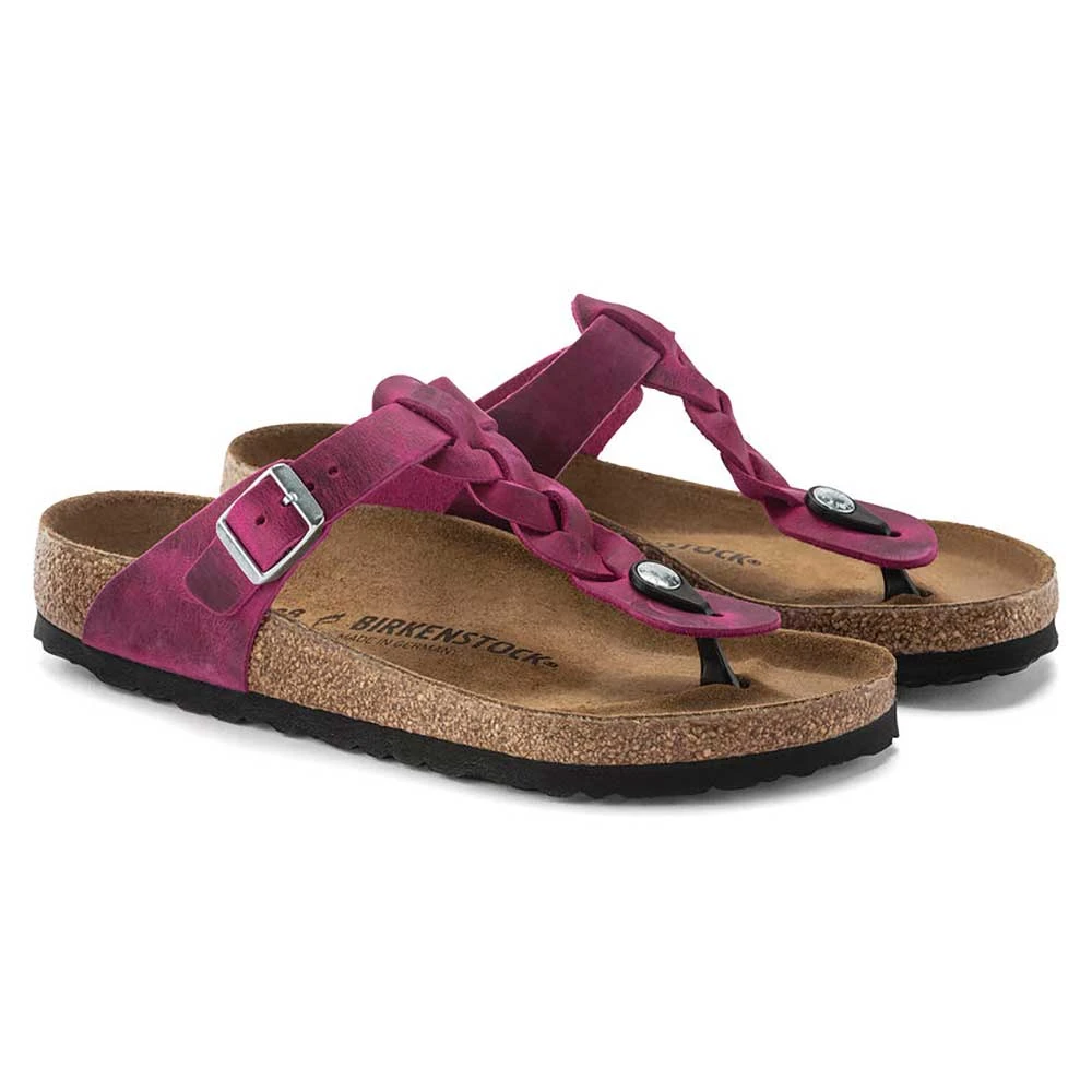 Birkenstock Women's Gizeh Braid Sandal- Festival Fuchsia- Regular/Wide 5 Birkenstock Women's Gizeh Braid Sandal- Festival Fuchsia- Regular/Wide - Image 3
