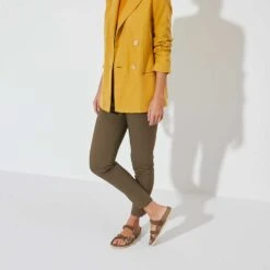 Birkenstock Women's Franca Oiled Leather Sandal - Cognac - Regular/Wide -Shoe Sale Shop 1024052 f look f