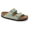 Birkenstock Women's Arizona Nubuck - Matcha- Medium/Narrow -Shoe Sale Shop 1024116