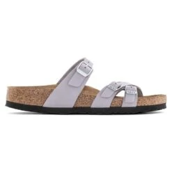 Birkenstock Women's Franca Nubuck Sandal- Purple Fog- Regular/Wide -Shoe Sale Shop 1024209 side