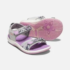 Keen Little Kids' Verano Sandal - Vapor/African Violet -Shoe Sale Shop 1024823 PPS PDP 1