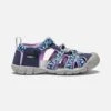 Keen Big Kids' Seacamp II CNX Sandal - Black Iris/African Violet 1 Keen Big Kids' Seacamp II CNX Sandal - Black Iris/African Violet -Shoe Sale Shop 1025149 P PDP