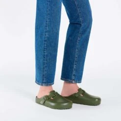 Birkenstock Women's Boston EVA Clog - Khaki - Medium/Narrow (B) 17 Birkenstock Women's Boston EVA Clog - Khaki - Medium/Narrow (B) -Shoe Sale Shop 1026215 f look m