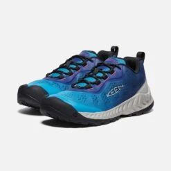 Keen Women's NXIS Speed Hiking Shoe- Fjord Blue/Ombre- Regular (B) -Shoe Sale Shop 1027201 PLA PDP