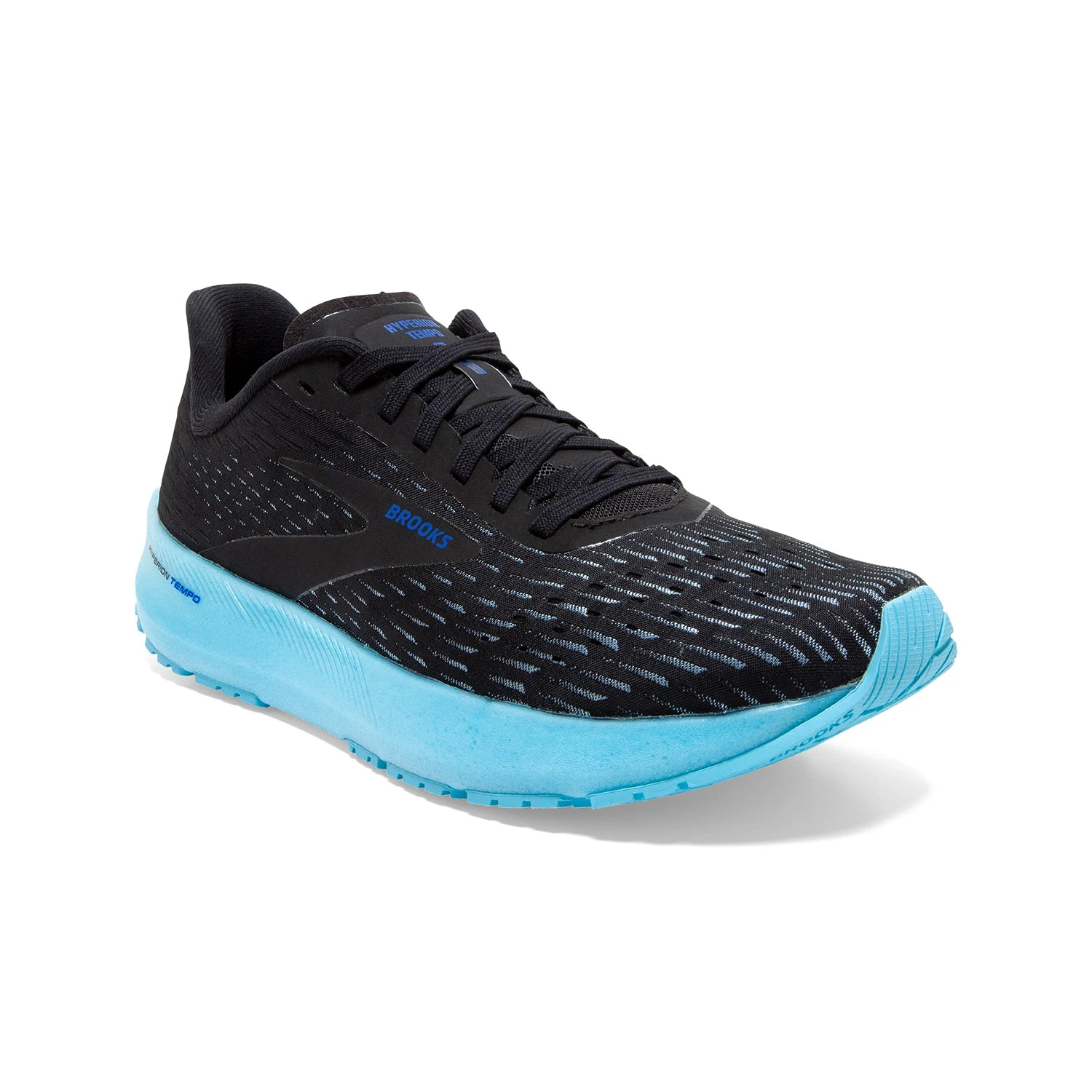 BROOKS Men's Hyperion Tempo Running Shoe - Black/Iced Aqua/Blue - Regular (D) 5 BROOKS Men's Hyperion Tempo Running Shoe - Black/Iced Aqua/Blue - Regular (D) - Image 3