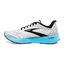 BROOKS Men's Hyperion Tempo Running Shoe - White/Black/Iced Aqua - Regular (D) -Shoe Sale Shop 110339 129 M Hyperion Tempo