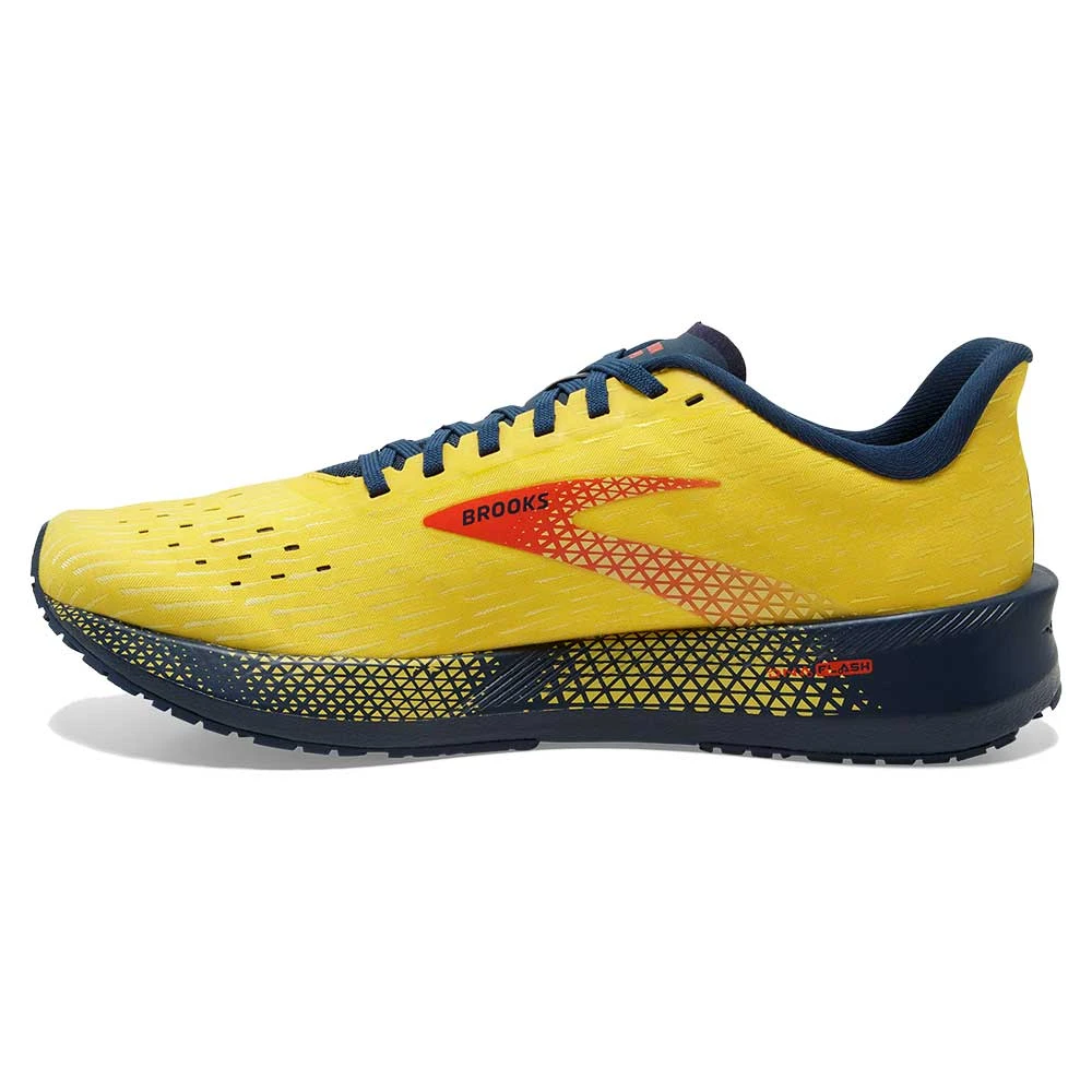 BROOKS Men's Hyperion Tempo Running Shoe- Maize/Titan/Cherry Tomato - Regular (D) 4 BROOKS Men's Hyperion Tempo Running Shoe- Maize/Titan/Cherry Tomato - Regular (D) - Image 2