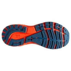 BROOKS Men's Adrenaline GTS 22 Running Shoe - Blue/Light Blue/Orange - Regular (D) -Shoe Sale Shop 110366 404 S Adrenaline GTS 22