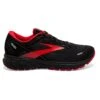 BROOKS Men's Ghost 14 GoreTEX Running Shoe - Black/Blackened Pearl/High Risk Red — Regular (D) -Shoe Sale Shop 110368 004 L Ghost 14 GTX