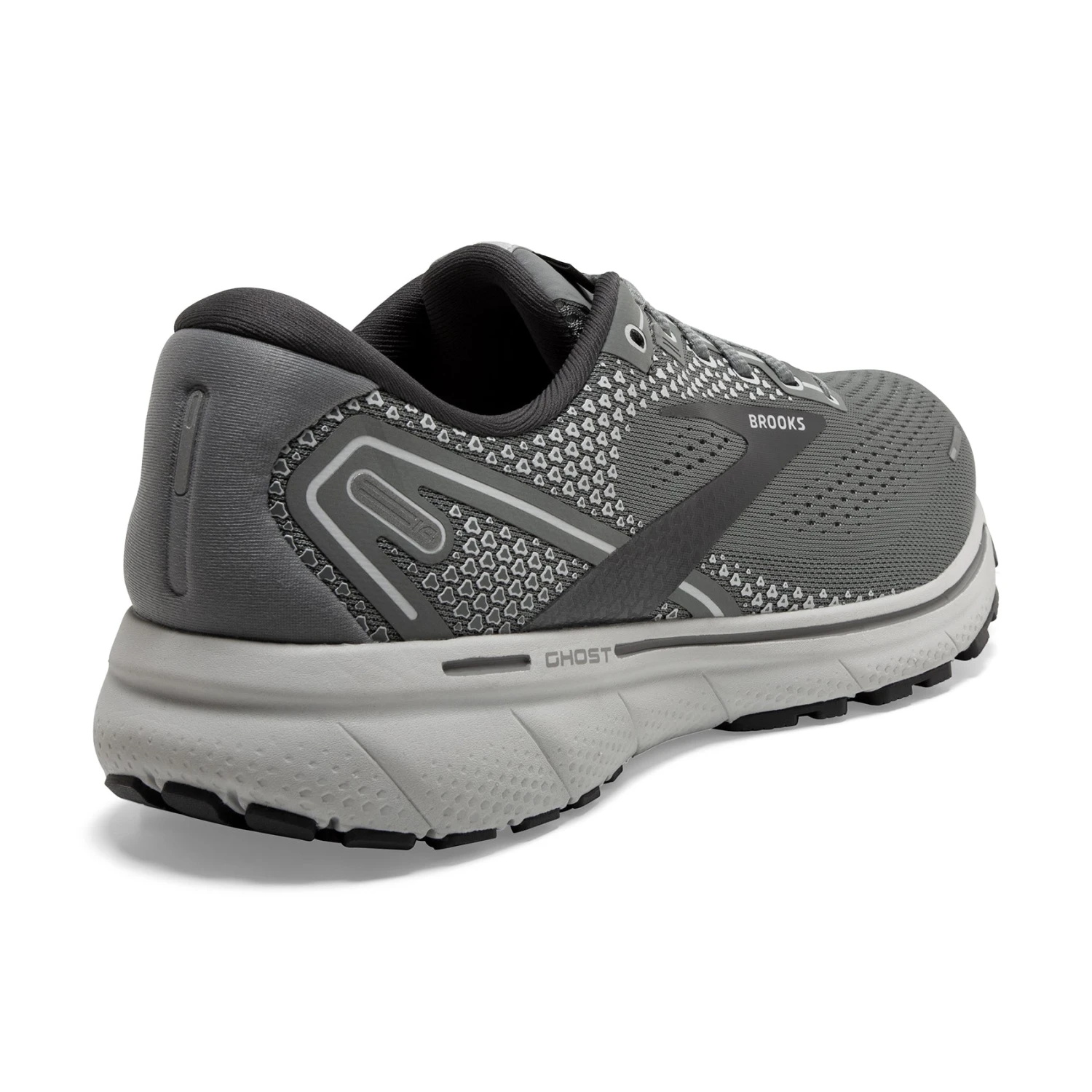 BROOKS Men's Ghost 14 Running Shoe - Grey/Alloy/Oyster— Narrow (B) 5 BROOKS Men's Ghost 14 Running Shoe - Grey/Alloy/Oyster— Narrow (B) - Image 3