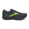 BROOKS Men's Ghost 14 Running Shoe- Black/Blue/Nightlife- Regular (D) -Shoe Sale Shop 110369 069 L Ghost 14