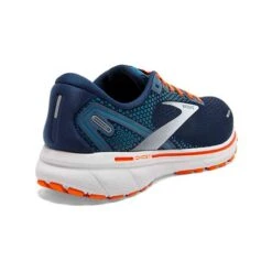 BROOKS Men's Ghost 14 Running Shoe - Titan/Teal/Flame — Regular (D) -Shoe Sale Shop 110369 488 H Ghost 14