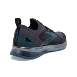 BROOKS Men's Levitate StealthFit 5 Running Shoe- Black/Ebony/Crystal Teal- Regular (D) -Shoe Sale Shop 110372 091 H Levitate StealthFit 5