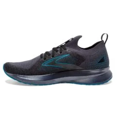 BROOKS Men's Levitate StealthFit 5 Running Shoe- Black/Ebony/Crystal Teal- Regular (D) -Shoe Sale Shop 110372 091 M Levitate StealthFit 5