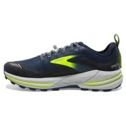 BROOKS Men's Cascadia 16 Trail Running Shoe- Titan/Peacoat/Nightlife- Regular (D) -Shoe Sale Shop 110376 411 M Cascadia 16