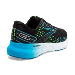 BROOKS Men's Glycerin 20 Running Shoe- Black/Hawaiian Ocean/Green - Regular (D) 10 BROOKS Men's Glycerin 20 Running Shoe- Black/Hawaiian Ocean/Green - Regular (D) -Shoe Sale Shop 110382 006 H Glycerin 20