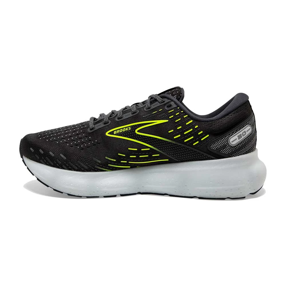 BROOKS Men's Glycerin 20 Running Shoe- Ebony/White/Nightlife - Regular (D) 6 BROOKS Men's Glycerin 20 Running Shoe- Ebony/White/Nightlife - Regular (D) - Image 4