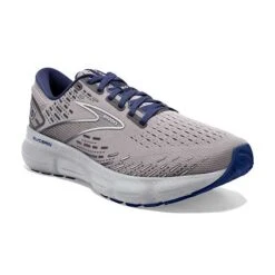 BROOKS Men's Glycerin 20 Running Shoe - Alloy/Grey/Blue Depths - Regular (D) -Shoe Sale Shop 110382 070 A Glycerin 20