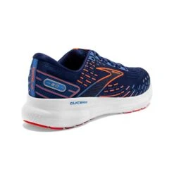 BROOKS Men's Glycerin 20 Running Shoe- Blue Depths/Palace Blue/Orange- Wide (2E) -Shoe Sale Shop 110382 444 H Glycerin 20 e8d20f6b e03c 4ac9 b1d4 5e1042b325e6