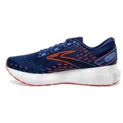 BROOKS Men's Glycerin 20 Running Shoe - Blue Depths/Palace Blue/Orange - Regular (D) -Shoe Sale Shop 110382 444 M Glycerin 20