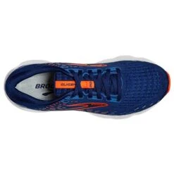 BROOKS Men's Glycerin 20 Running Shoe - Blue Depths/Palace Blue/Orange - Regular (D) -Shoe Sale Shop 110382 444 O Glycerin 20