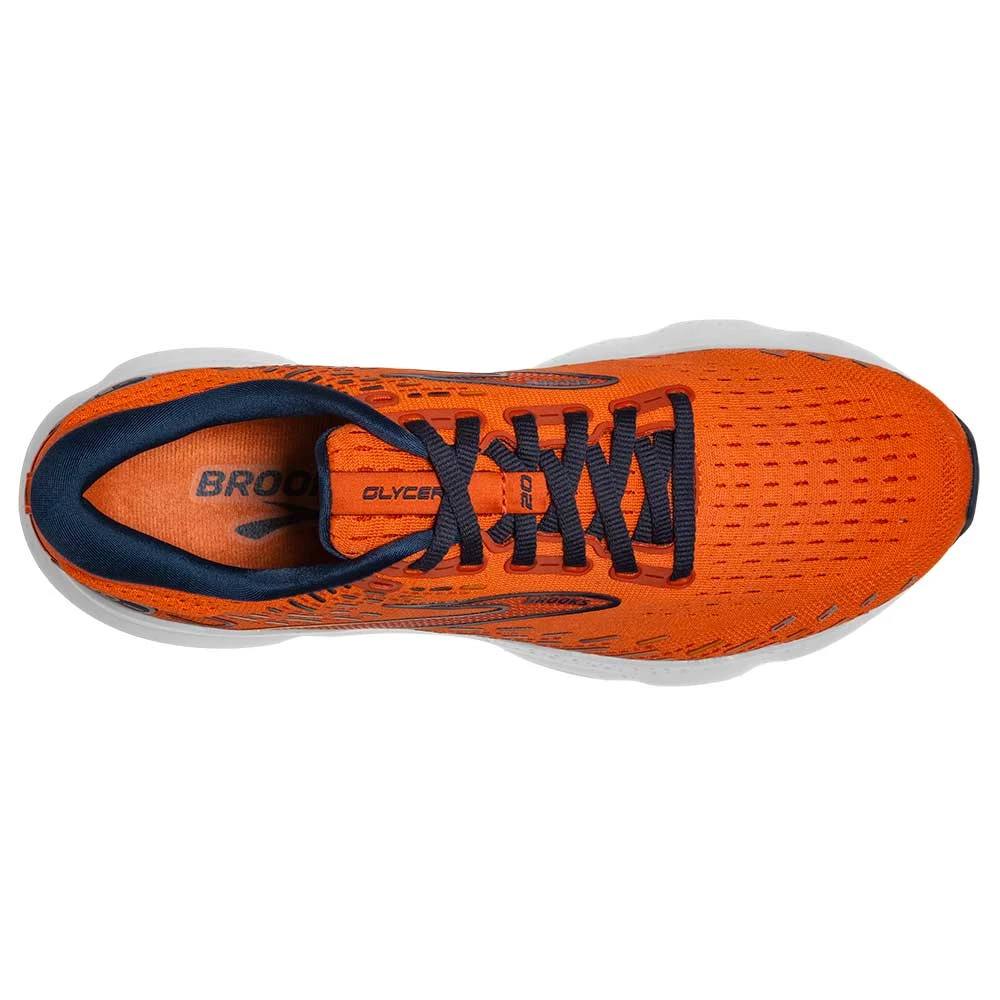BROOKS Men's Glycerin 20 Running Shoe- Orange/Titan/Flame- Regular (D) 7 BROOKS Men's Glycerin 20 Running Shoe- Orange/Titan/Flame- Regular (D) - Image 5