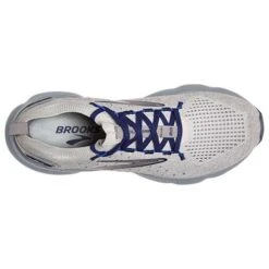 BROOKS Men's Glycerin StealthFit 20 Running Shoe - Oyster/Alloy/Blue Depths - Regular (D) -Shoe Sale Shop 110384 081 O Glycerin StealthFit 20